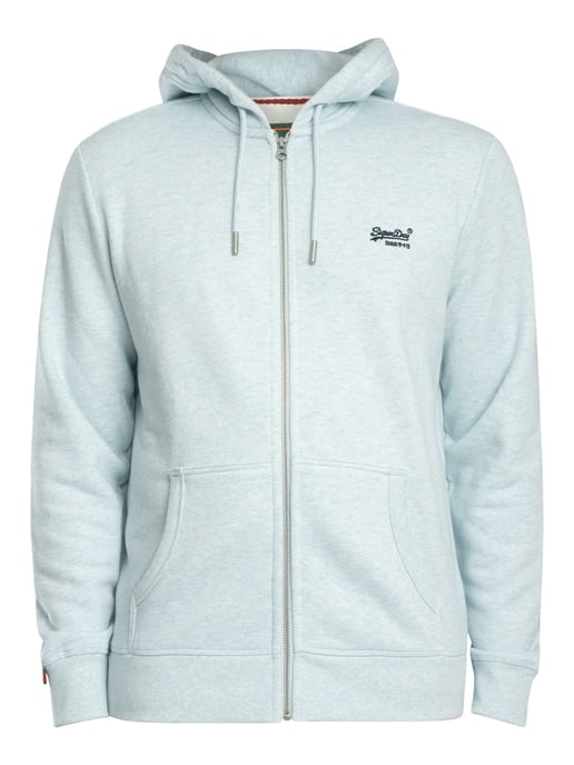 Superdry Essential Logo-Kapuzenpullover Mit Reißverschluss, Grau - Image 6