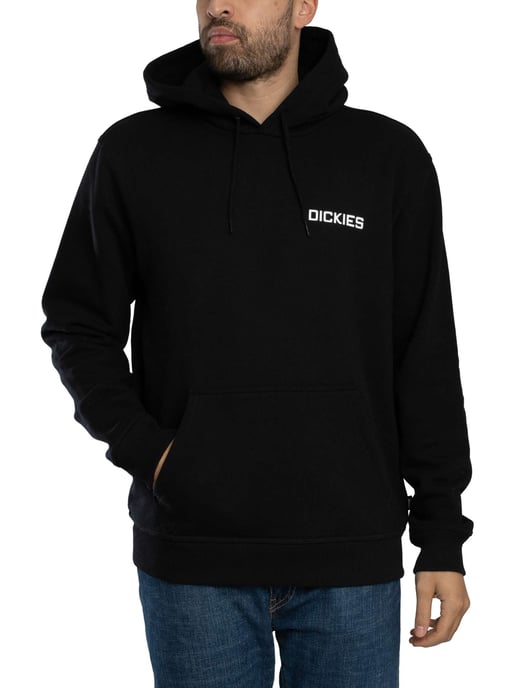 Dickies Payson Rückengrafik-Pullover-Hoodie, Schwarz - Image 1
