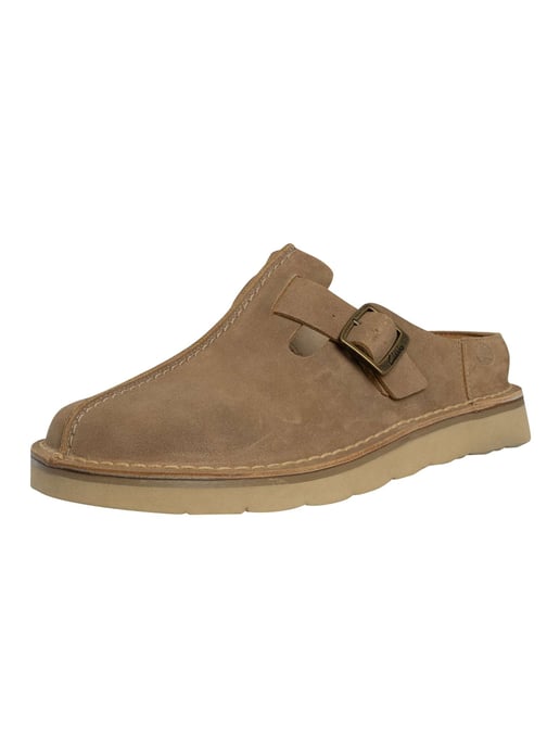 Clarks Solsbury – Pantoletten Aus Wildleder, Beige - Image 1