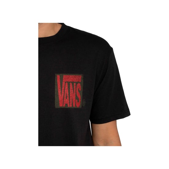 Vans Stretch-T-Shirt Mit Grafikprint Auf Der Rückseite, Schwarz - Image 3