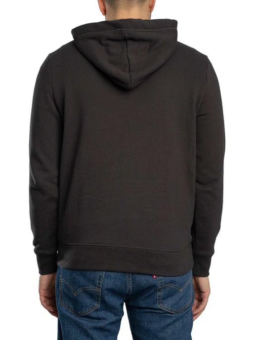 Superdry Essential Logo-Kapuzenpullover Mit Reißverschluss, Schwarz - Image 3