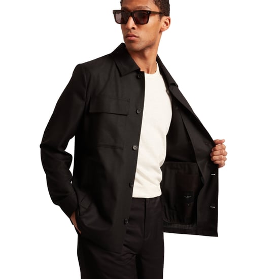 Ted Baker Selwynj Leichte Schwarze Wollmischungsjacke - Image 3