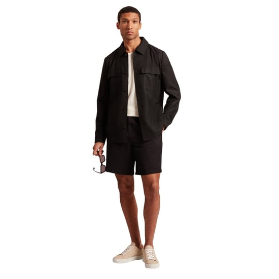 Ted Baker Selwynj Leichte Schwarze Wollmischungsjacke - Image 5