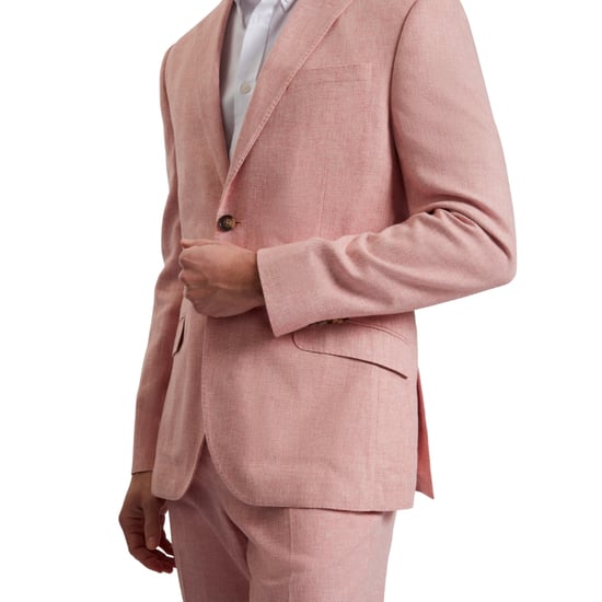 Ted Baker Kenleyj Stretch-blazer Aus Rosa Leinen - Image 3