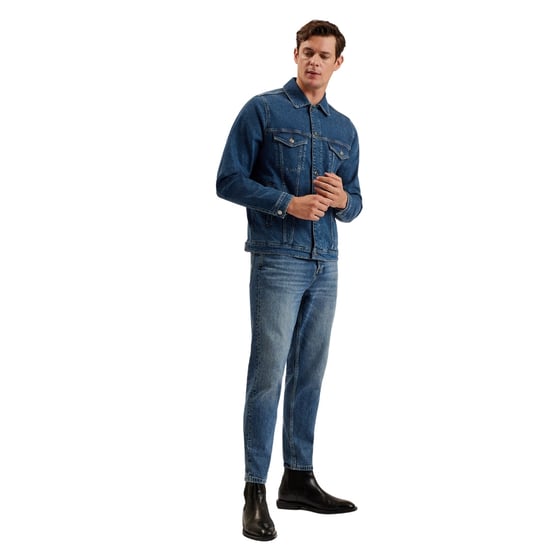 Ted Baker Brisbane Blue Denim Truckerjacke - Image 3