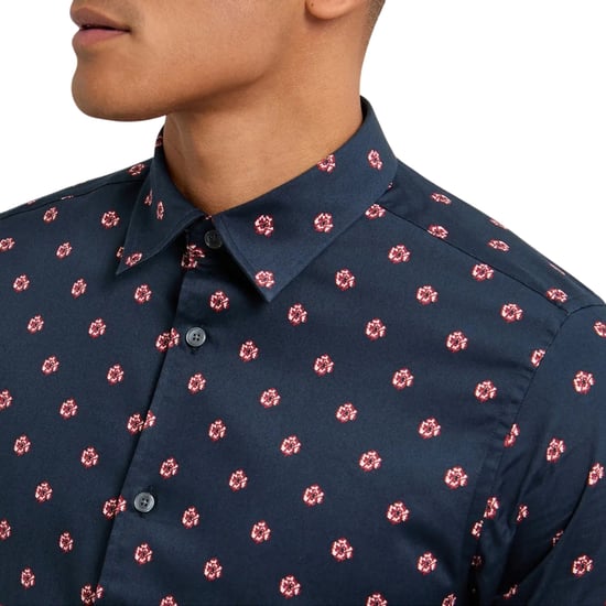 Ted Baker Miksho Floral Navy Hemd - Image 5