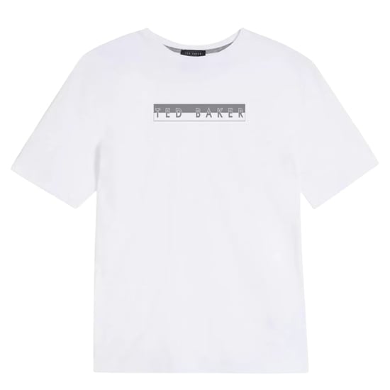 Weißes T-shirt Mit Grafikbox-logo Von Ted Baker Albar - Image 1