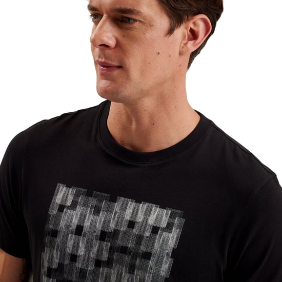 Ted Baker T‑Shirt mit Tessman Box-Print - Schwarz - Image 4
