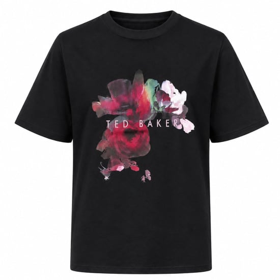 Schwarzes T-shirt Von Ted Baker: Phina Floral Bloom - Image 1