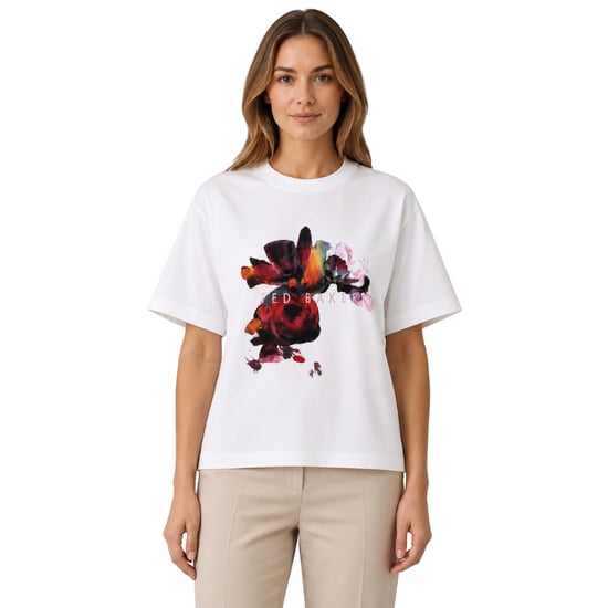 Ted Baker Phina Floral Bloom Weißes T-shirt - Image 3