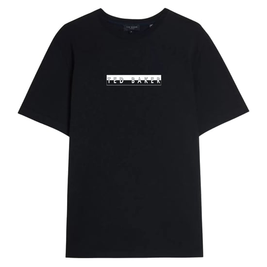 Schwarzes T-shirt Mit Ted Baker Albar-grafik - Image 1
