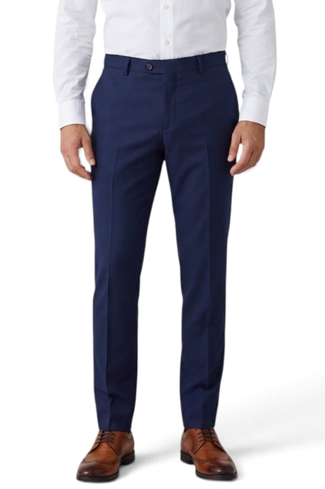 Herren-Anzughose in Marineblau, taillierte Passform - Belmont - Image 1