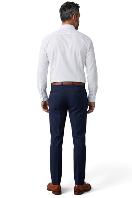 Herren-Anzughose in Marineblau, taillierte Passform - Belmont - Image 4