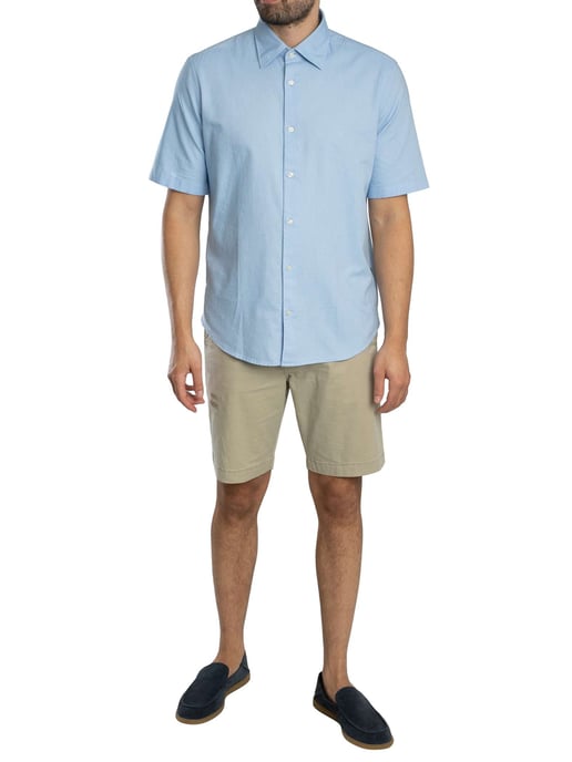 BOSS Rash Kurzarmhemd, Blau - Image 6