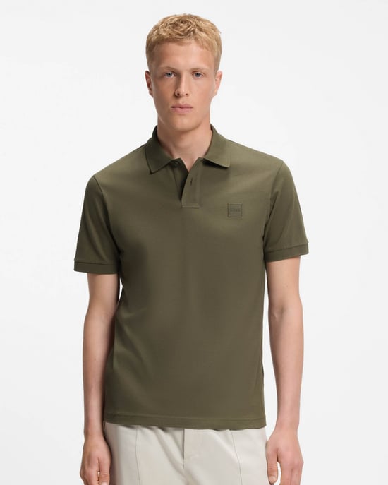 BOSS Passagier-Poloshirt, Grün - Image 1