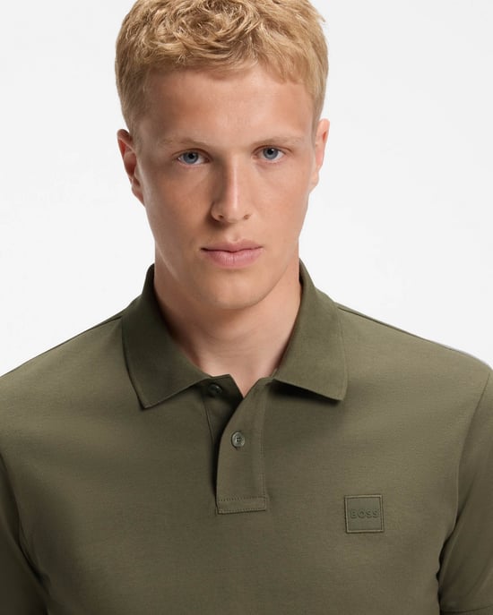 BOSS Passagier-Poloshirt, Grün - Image 3