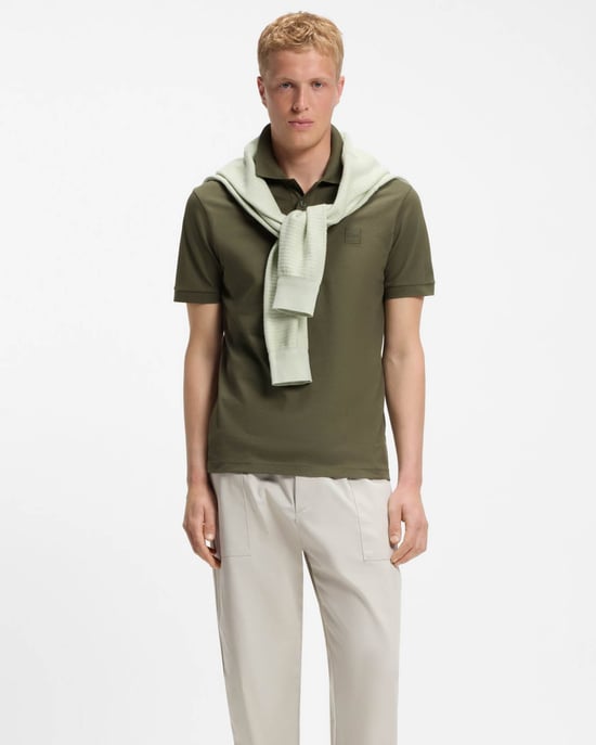 BOSS Passagier-Poloshirt, Grün - Image 4