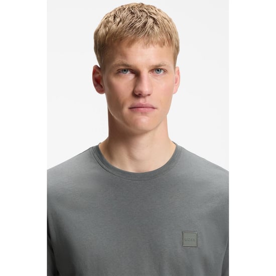 BOSS Tales Chest Logo T-Shirt, Grau - Image 4
