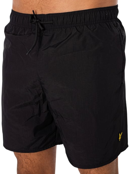 Lyle & Scott Einfarbige Badeshorts, Schwarz - Image 5