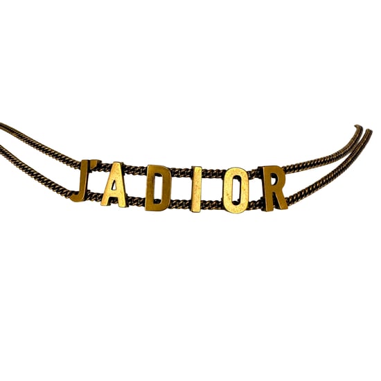 Dior J'Adior Choker-Halskette aus Goldmetall - Image 1