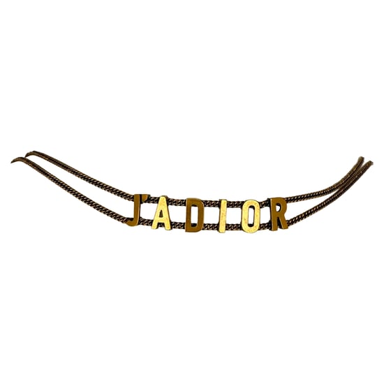Dior J'Adior Choker-Halskette aus Goldmetall - Image 3