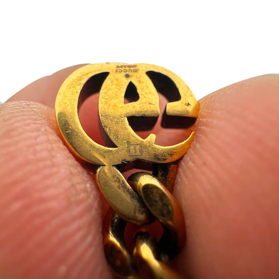 Gucci GG Kristall-Ohrhänger aus Goldmessing - Image 6