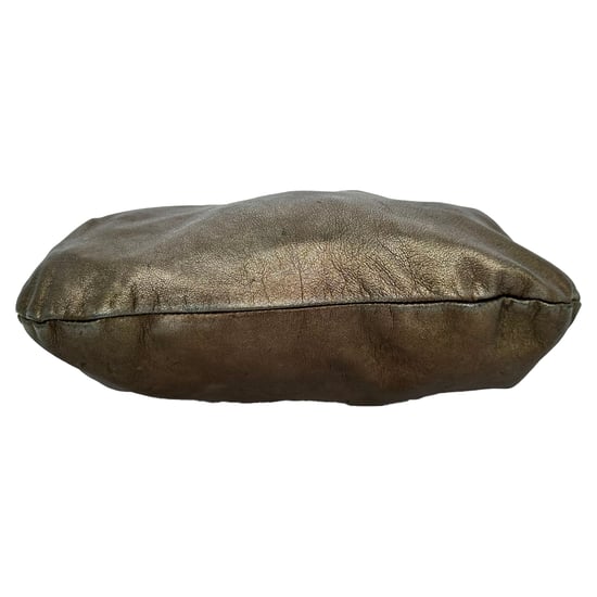 Marni Vintage Abendclutch aus goldfarbenem Metallic-Leder - Image 6