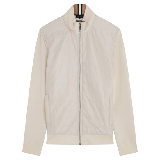 Ted Baker Entil Steppjacke In Regular Fit, Creme - Image 1