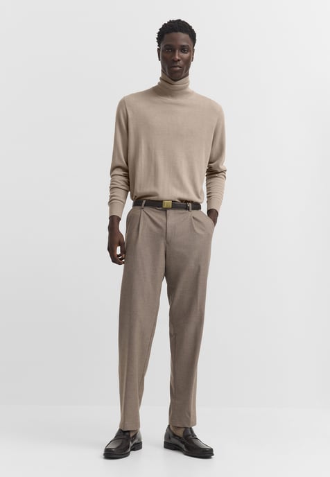 Bugatti Herren Rollkragen Pullover Wolle Feinstrick - Image 3