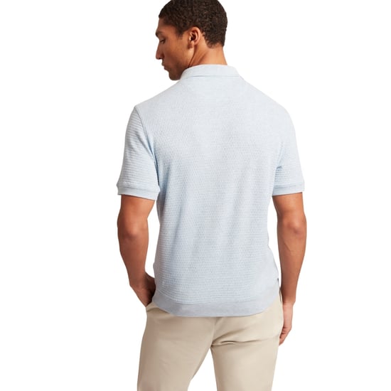 Ted Baker Connyr Regular Blaues Hemd Mit Knopfleiste - Image 2