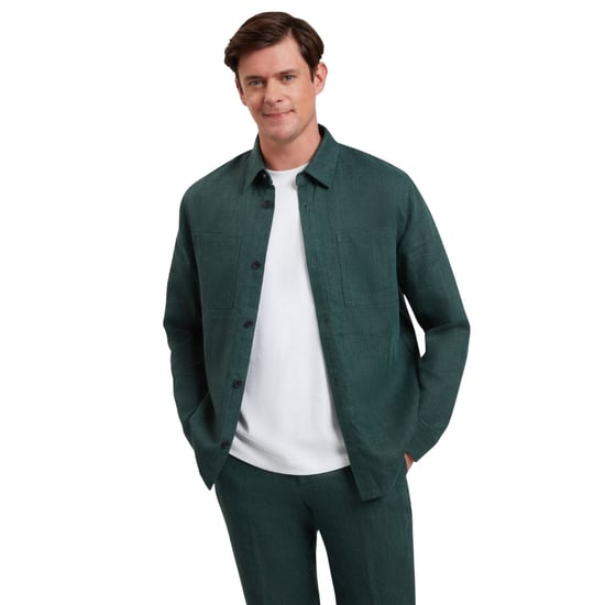 Ted Baker Shaww Delave Leinenhemd, Dunkelgrün - Image 2