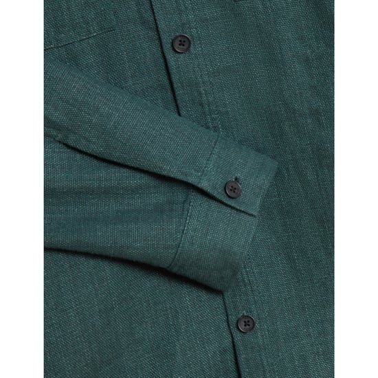 Ted Baker Shaww Delave Leinenhemd, Dunkelgrün - Image 6