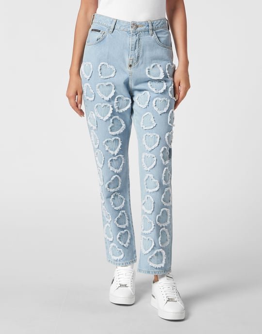 Loose-Fit-Jeans Heart - Image 2