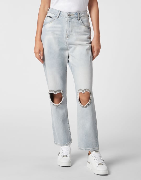 Loose-Fit-Jeans Heart - Image 2