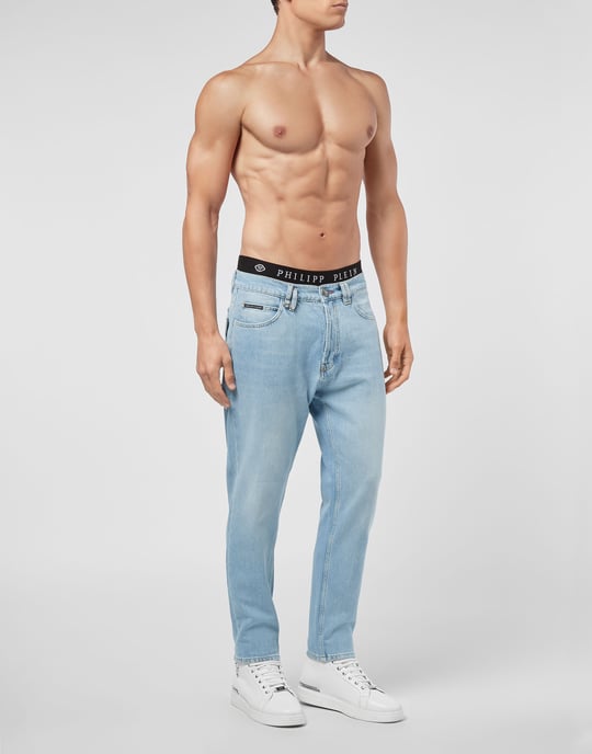 Carrot-Fit-Jeans Iconic Plein - Image 4