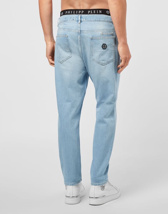 Carrot-Fit-Jeans Iconic Plein - Image 5