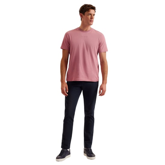 Ted Baker Wiskin Regular Branded Pink T-shirt - Image 5