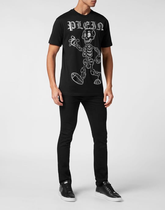 Rundhals-T-Shirt Skeleton - Image 4