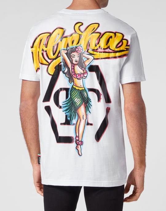 Rundhals-T-Shirt Hawaii - Image 1