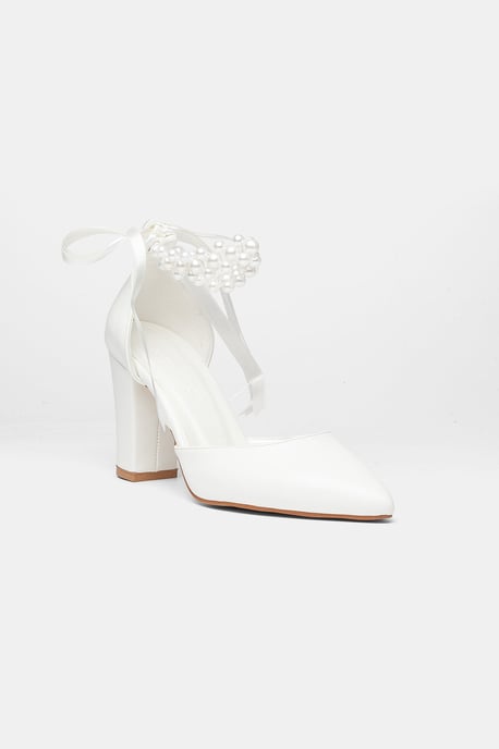 Elisa Blockabsatz Braut-Pumps - Image 1