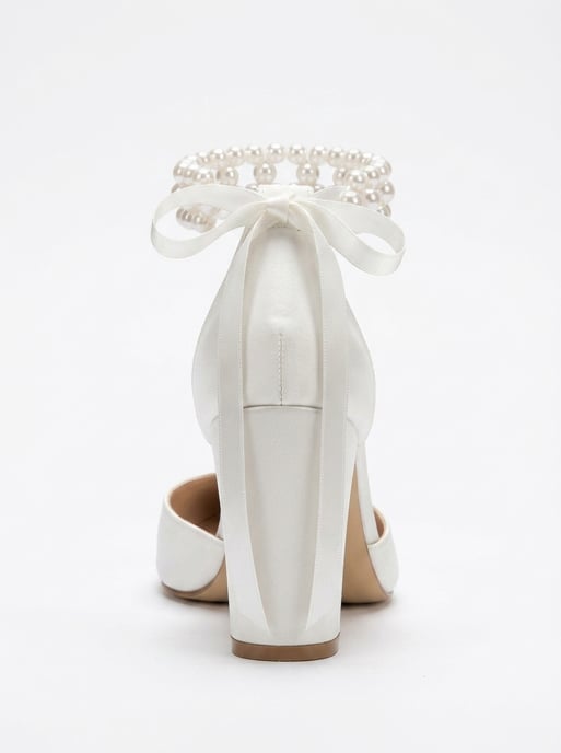 Elisa Blockabsatz Braut-Pumps - Image 3