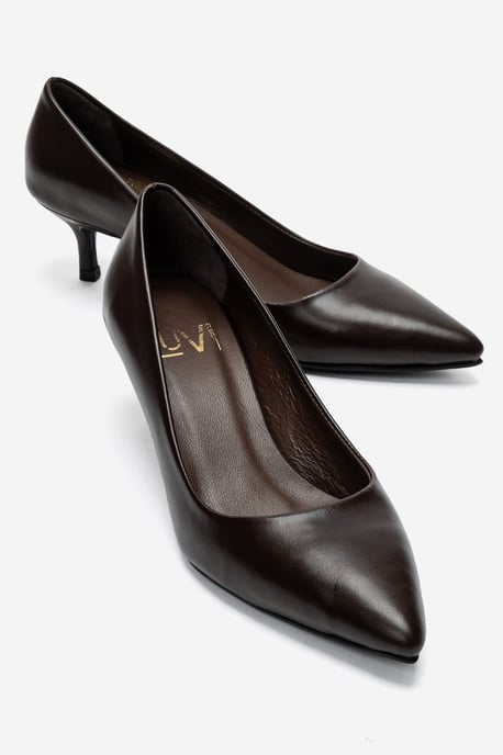 Jalen Leder-Stiletto-Pumps - Image 1