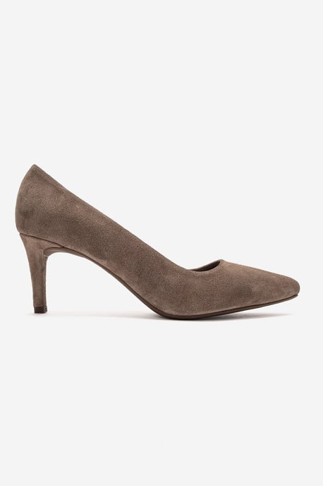 Clyde Leder Stiletto Spitzer Zehn Pumps - Image 2