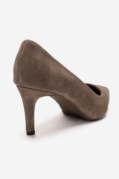 Clyde Leder Stiletto Spitzer Zehn Pumps - Image 6