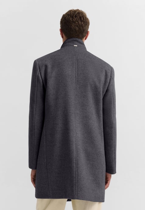 Bugatti Herren Mantel Wollmix Stehkragen Dynamic Series - Image 2