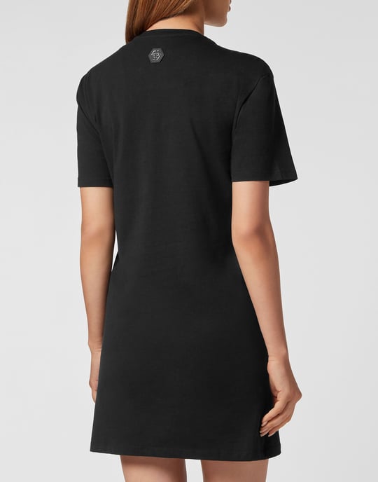 Kurzes T-Shirt-Kleid Tattoo - Image 4