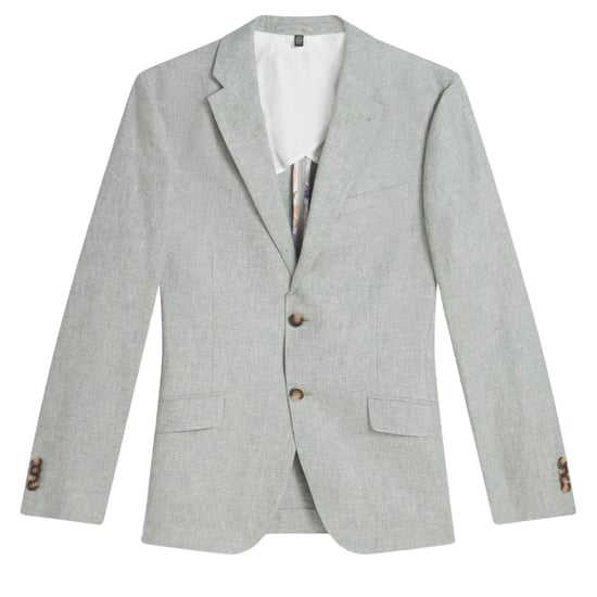 Ted Baker Kenleyj Stretch-leinen-blazer, Grün - Image 1