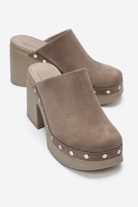 Bellune Leder-Sandale mit Blockabsatz und Plateausohle - Image 1