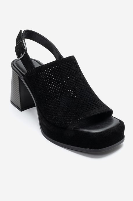 Penvia Blockabsatz Leder Plateau Sandale - Image 3