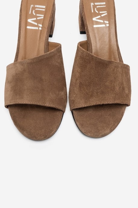 Delavie Leder-Sandale mit Blockabsatz - Image 2